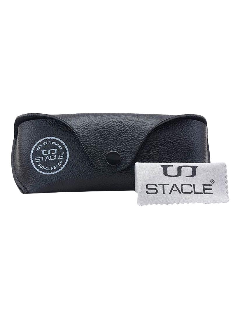 Stacle UV Protected Round Sunglasses For Men and Women (ST7566|48|Yellow Mirrored Lens) - 15107797 - Zoom Image - 4