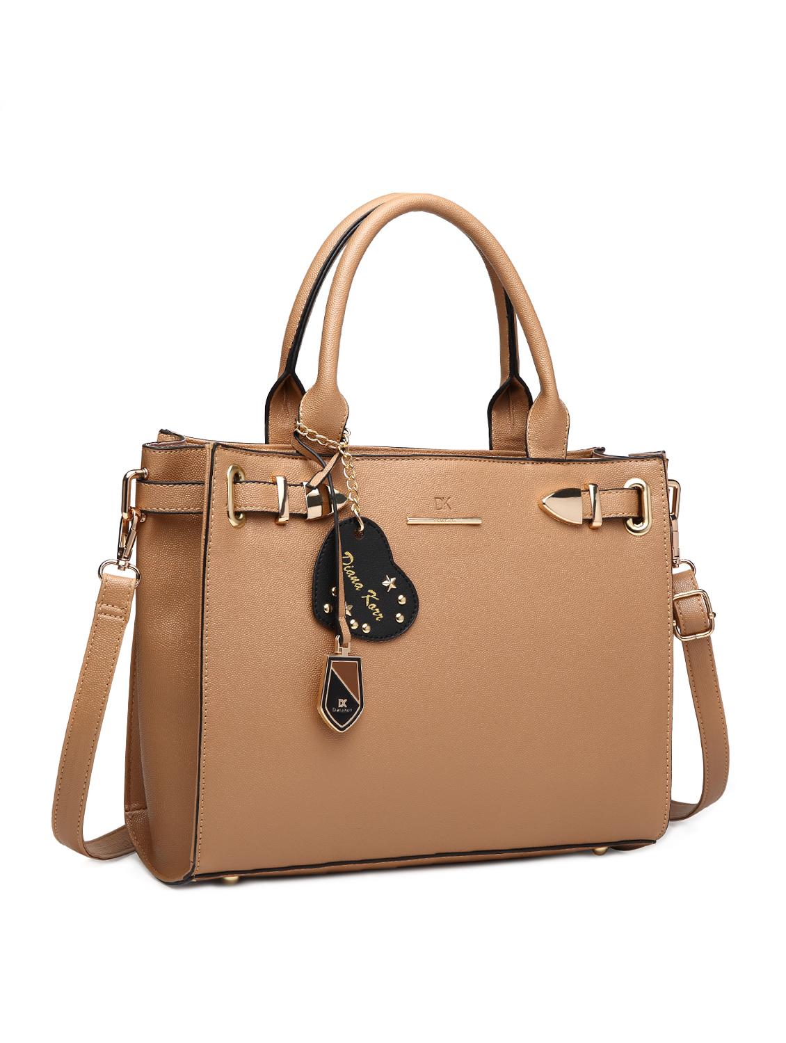 beige leatherette handbag - 15109104 - Zoom Image - 4