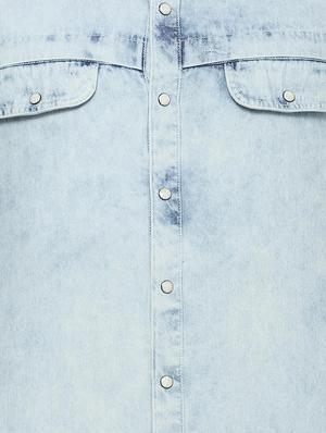 blue cotton casual shirt - 15109591 - Standard Image - 4