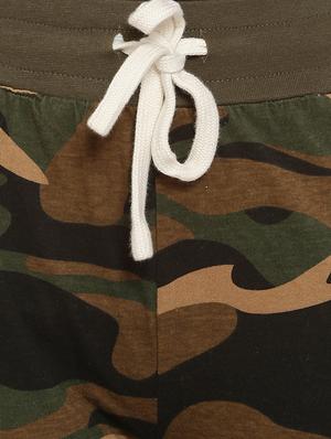 green cotton track pant - 15110486 - Standard Image - 4