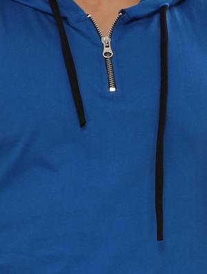 blue cotton t-shirt - 15111353 - Standard Image - 4