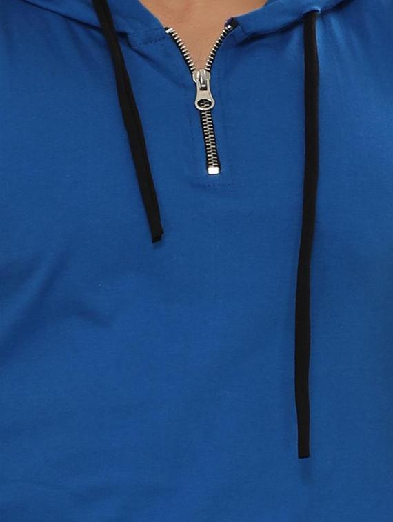 blue cotton t-shirt - 15111353 - Zoom Image - 4