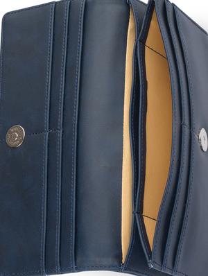blue leatherette (pu) combo handbag - 15112808 - Standard Image - 7
