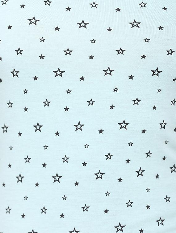 light blue printed cotton tee - 15113458 - Zoom Image - 4