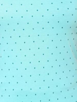 blue polka dot cotton tee - 15113479 - Standard Image - 4