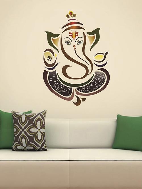 Royal Ganesh Wall Sticker - 15114336 - Standard Image - 1