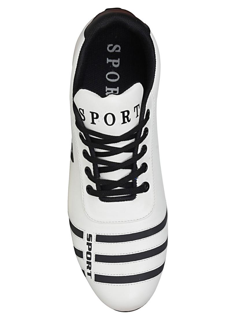 white leatherette sport shoe - 15115666 - Zoom Image - 4