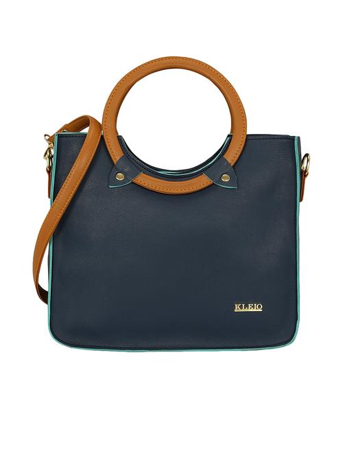 blue leatherette regular sling bag - 15116749 - Standard Image - 1