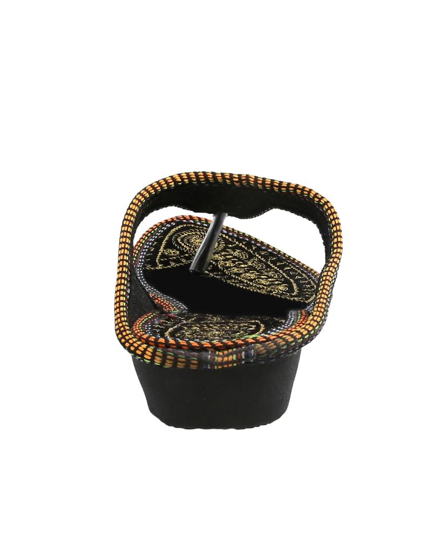 black ethnic sandal - 15116783 - Zoom Image - 4