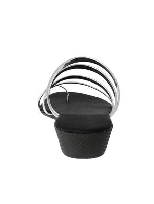 silver one toe wedge - 15116791 - Standard Image - 4