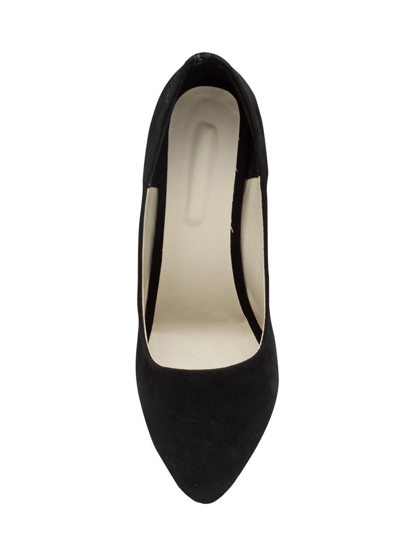 black suede slip on pumps - 15117303 - Zoom Image - 4