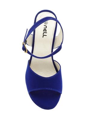 blue ankle strap wedge - 15117309 - Standard Image - 4