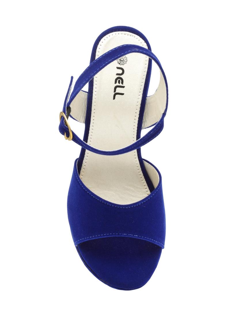 blue ankle strap wedge - 15117309 - Zoom Image - 4