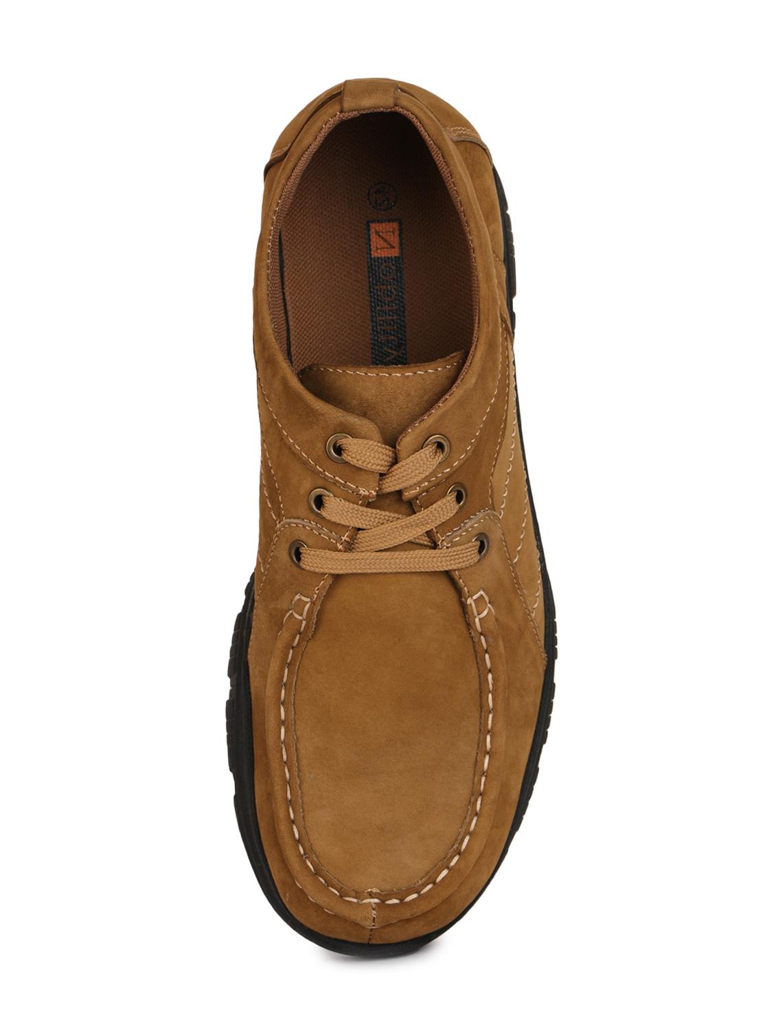 brown leatherette lace up sneaker - 15118294 - Zoom Image - 4