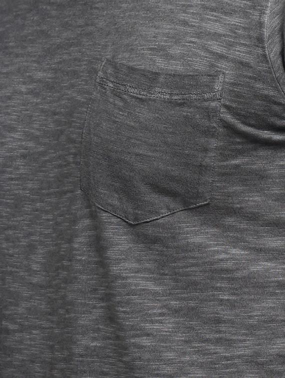 grey cotton washed tshirt - 15118485 - Zoom Image - 4