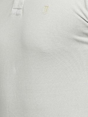 white cotton polo t-shirt - 15118521 - Standard Image - 4