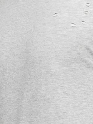 grey cotton ripped t-shirt - 15118541 - Standard Image - 4