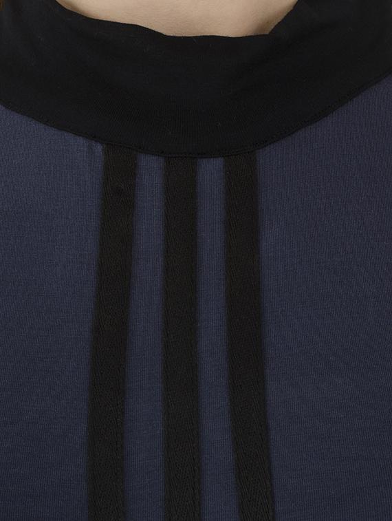 solid blue viscose top - 15118563 - Zoom Image - 4