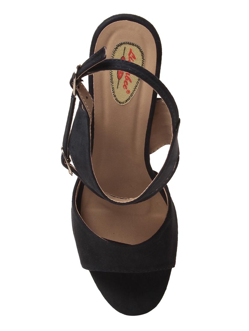 navy back strap sandal - 15120463 - Zoom Image - 4