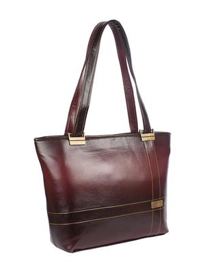 brown leatherette handbag - 15121340 - Standard Image - 4