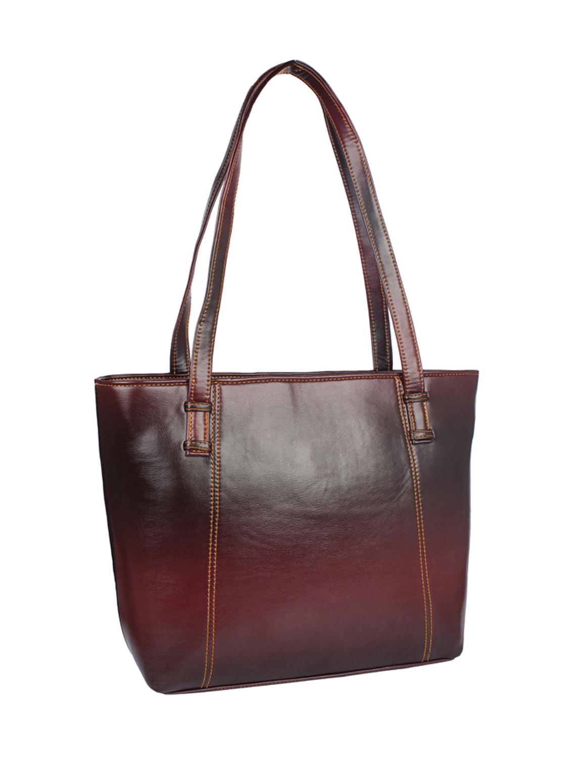 brown leatherette handbag - 15121348 - Zoom Image - 4