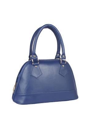 blue leatherette handbag - 15121351 - Standard Image - 4