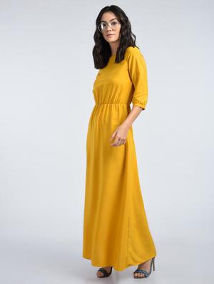 gathered maxi dress - 15121416 - Standard Image - 4