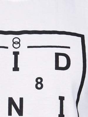 white cotton front print t-shirt - 15121856 - Standard Image - 4