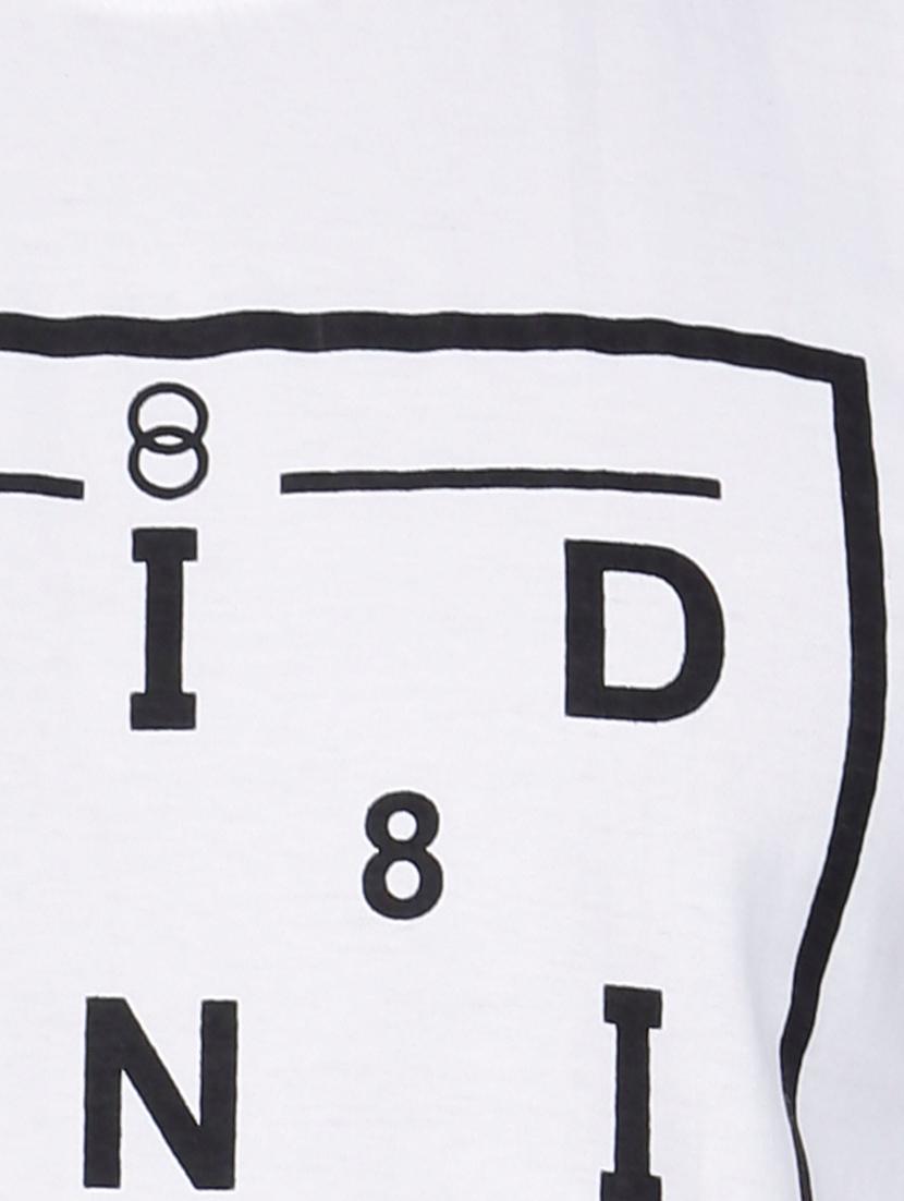 white cotton front print t-shirt - 15121856 - Zoom Image - 4