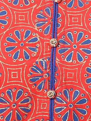 orange cotton straight kurta - 15122539 - Standard Image - 4