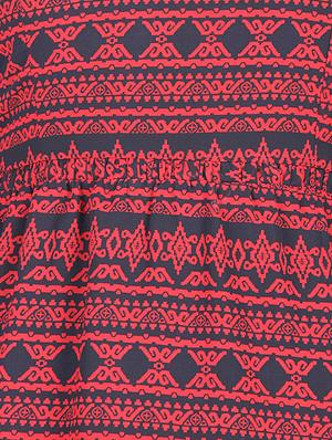 red printed sheath dress - 15123835 - Standard Image - 4