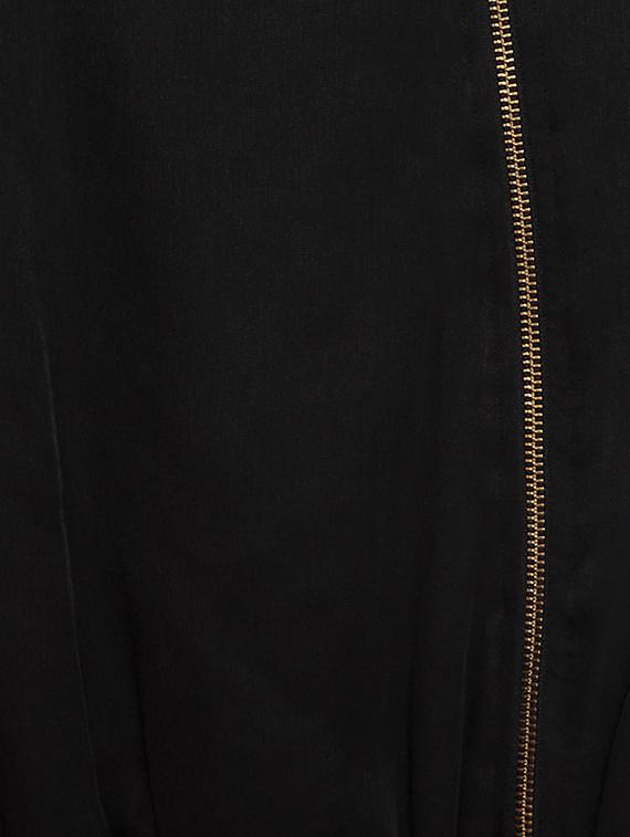 black solid blouson dress - 15123858 - Zoom Image - 4