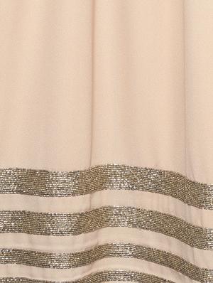 beige cotton blouson dress - 15123865 - Standard Image - 4
