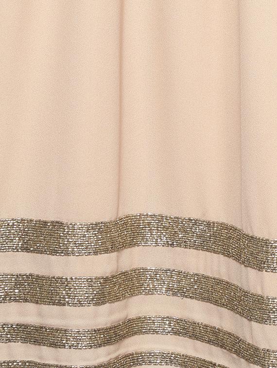 beige cotton blouson dress - 15123865 - Zoom Image - 4