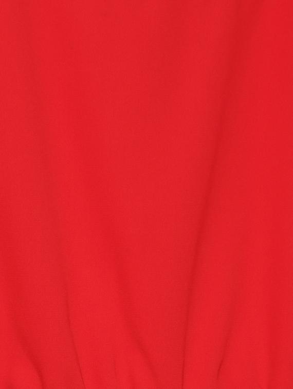 red solid blouson dress - 15123870 - Zoom Image - 4