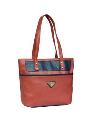 red leatherette regular handbag - 15123965 - Standard Image - 4