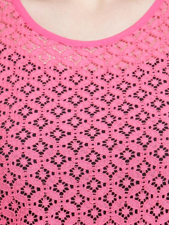 pink solid cotton top - 15124092 - Zoom Image - 4