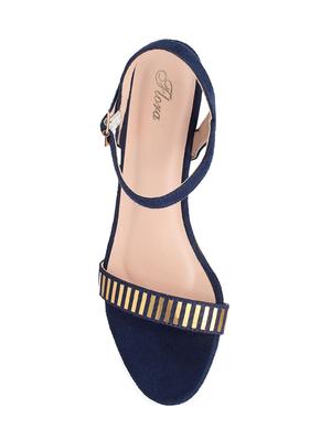 blue ankle strap sandal - 15124332 - Standard Image - 4