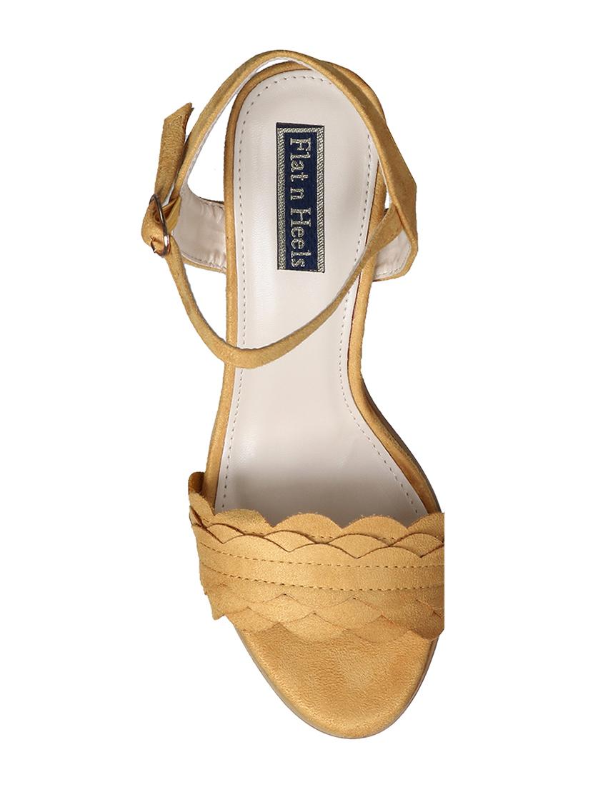 yellow ankle strap sandal - 15124854 - Zoom Image - 4