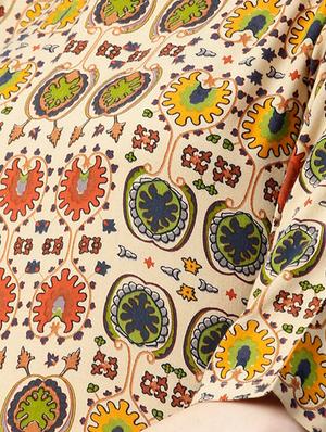 Rayon Printed Aline Kurta With Palazzo - 15129037 - Standard Image - 4