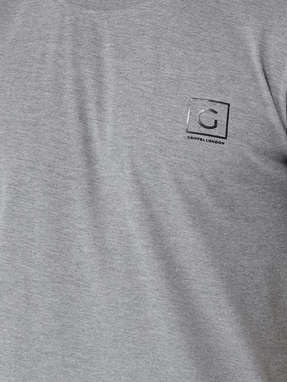 grey solid t-shirt - 15133855 - Zoom Image - 4