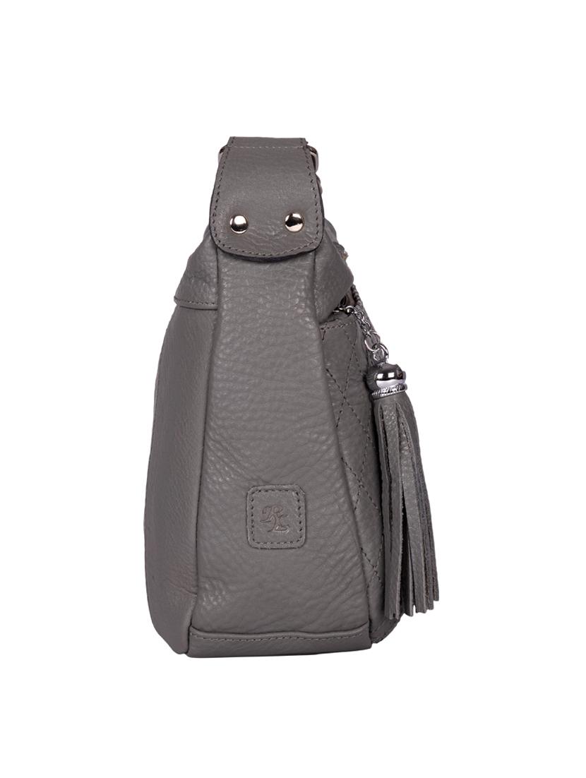 grey leather messenger sling bag - 15135259 - Zoom Image - 4