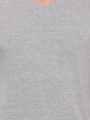 grey cotton t-shirt - 15135287 - Standard Image - 4