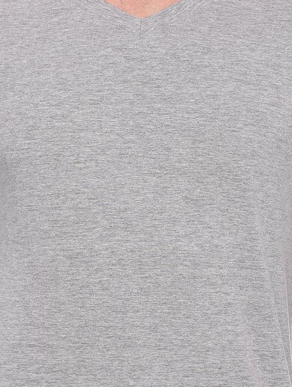 grey cotton t-shirt - 15135287 - Zoom Image - 4