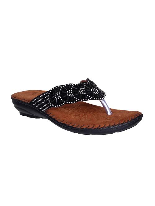 black toe separator slippers - 15135292 - Standard Image - 1