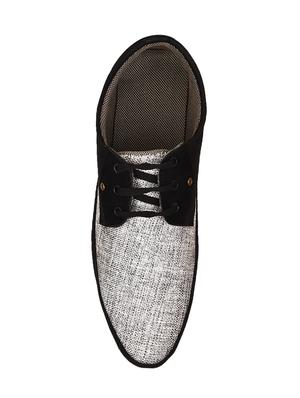 black canvas lace up shoes - 15139077 - Standard Image - 4