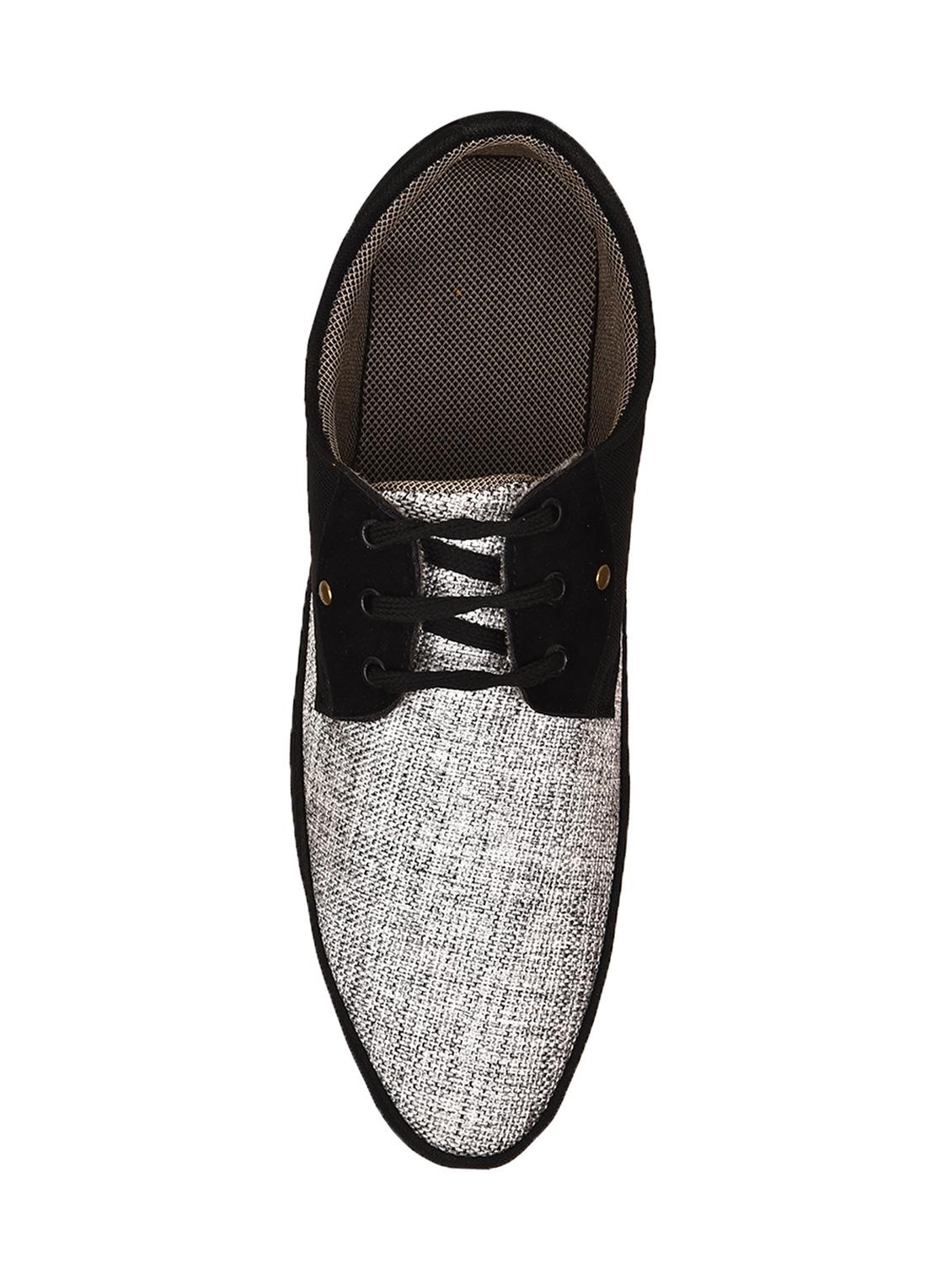 black canvas lace up shoes - 15139077 - Zoom Image - 4