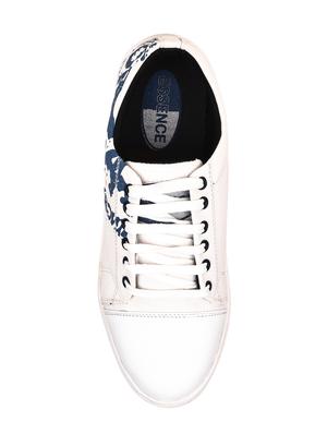 white canvas lace up sneaker - 15139097 - Standard Image - 4