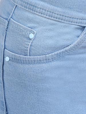light blue distressed denim jeans - 15144541 - Standard Image - 4