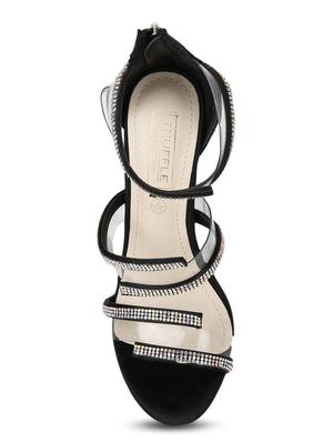 black patent leather closed back sandals - 15144708 - Standard Image - 4